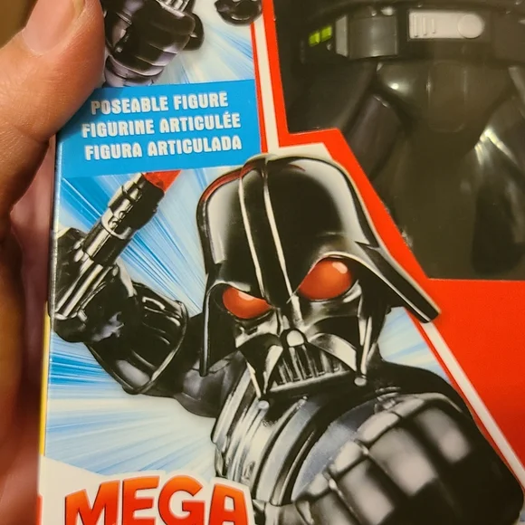 Star Wars Galactic Heroes Mega Mighties Darth Vader 10-Inch Action Figure Hasbro - Picture 11 of 13